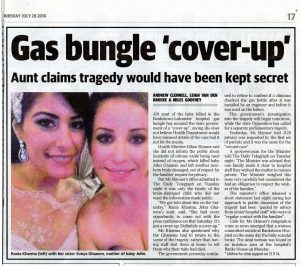 2016.07.28 Gas bungle cover-up - Aunt claims tragedy would have been kept secret | Bankstown-Lidcombe Hospital | Daily Telegraph