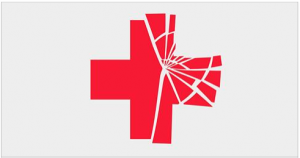 Red Cross fractured