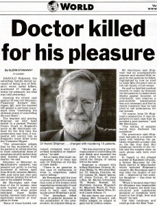 Doctor killed for pleasure