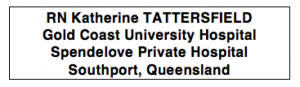 RN Katherine Tattersfield QLD