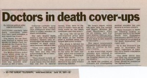 Doctors in death cover-ups