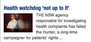 Health watchdog 'not up to it' 21.06.14